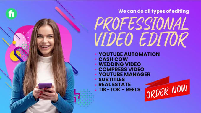 Review I will do professional video editing