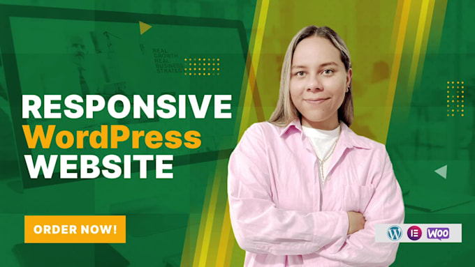 Top 5! I will design and build a modern, responsive wordpress website