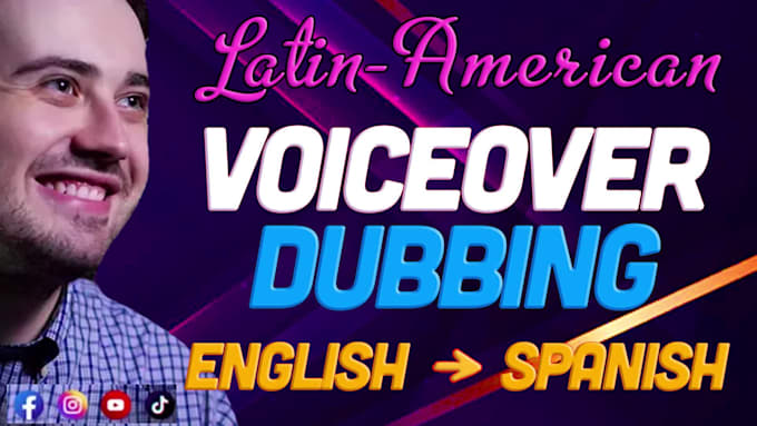 translate and dub your videos to spanish with professional voice
