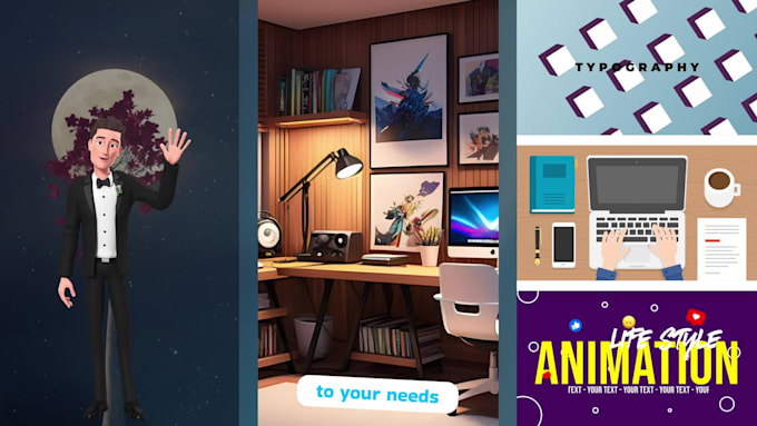 create a 2d or 3d animated explainer video