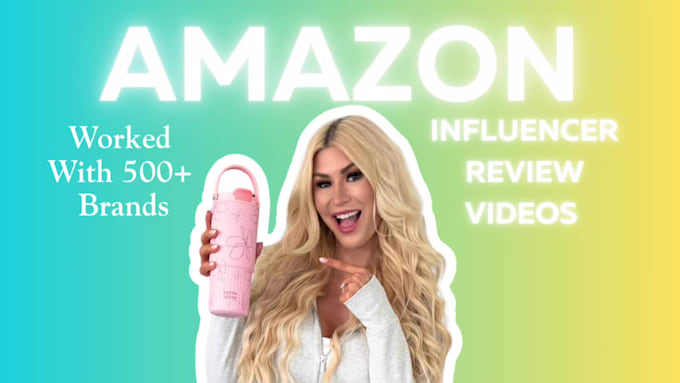 create an amazon influencer product review video