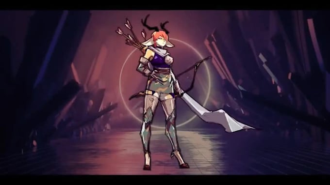 2d game character animation, 2d unity game, anima and loop, art or image,