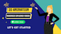 create 2d animated explainer video and 2d animation marketing video