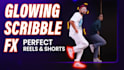 create glowing scribble effects for your reels and shorts