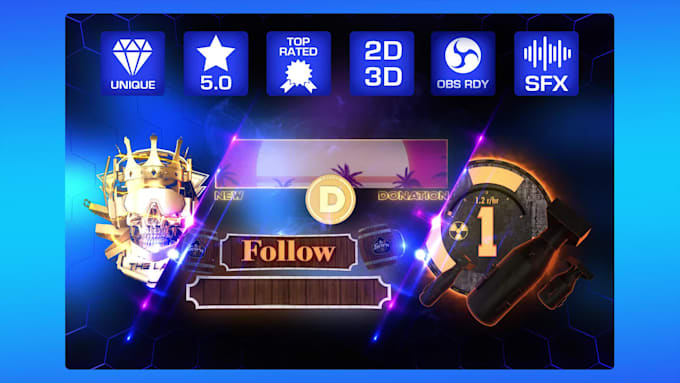 create custom twitch alert or notification