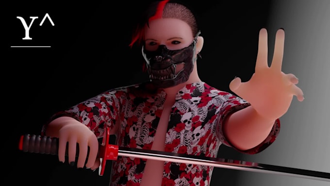 do 3d character modeling in blender