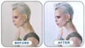 upscale image, unblur, low resolution to a high resolution