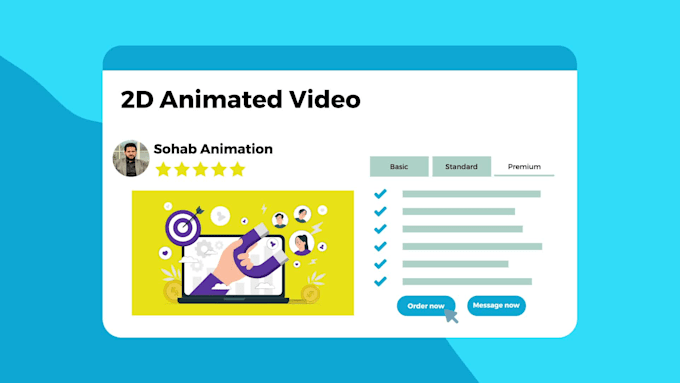 create 2d animation explainer videos
