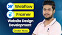 design, develop webflow, figma to webflow, framer website, framer developer