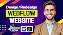 be your webflow expert, design or develop webflow website, figma to webflow