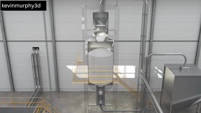 create 3d industrial process and mechanical animation videos