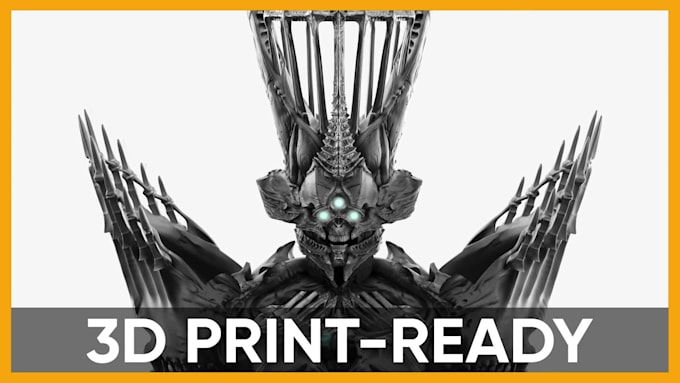 sculpt a 3d model ready for 3d printing