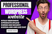 build wordpress ecommerce website, online store or fda compliant peptide website