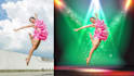 change background and do photoshop image editing