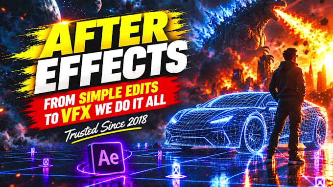 do any video editing and after effects work