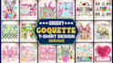 do sublimation coquette svg t shirt design for any pod site