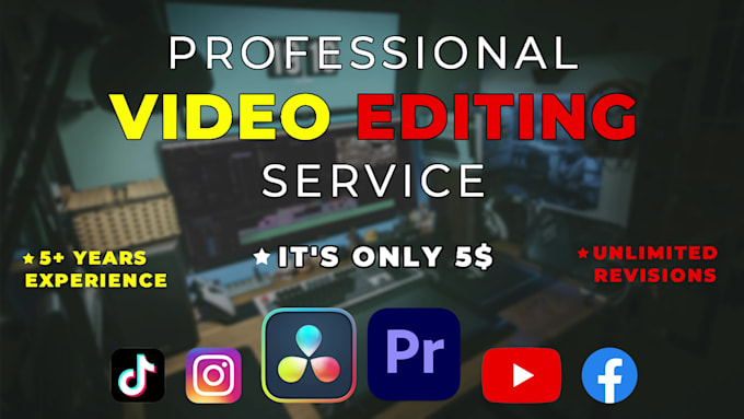 do professional and amazing video editing for you