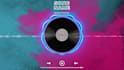 make professional designed audio spectrum music visualizer