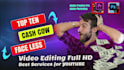 make top 10 faceless videos, cashcow videos editing, youtube automation