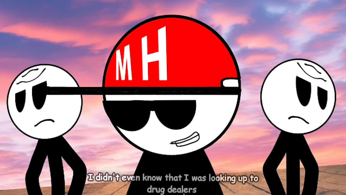 create hand drawn 2d animated music videos animation