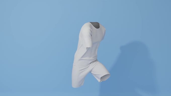 create 3d garment and fabric animations for new materials