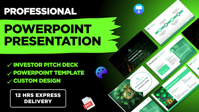 design or redesign powerpoint presentation, google slides and ai presentation