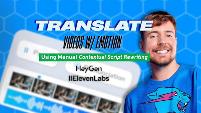 translate dub your videos with precise lip sync and emotion