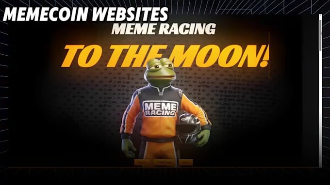 create meme token website, crypto meme coin landing page