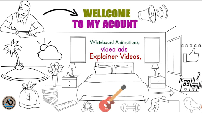 create whiteboard animation, videoscribe, sketch, doodle video
