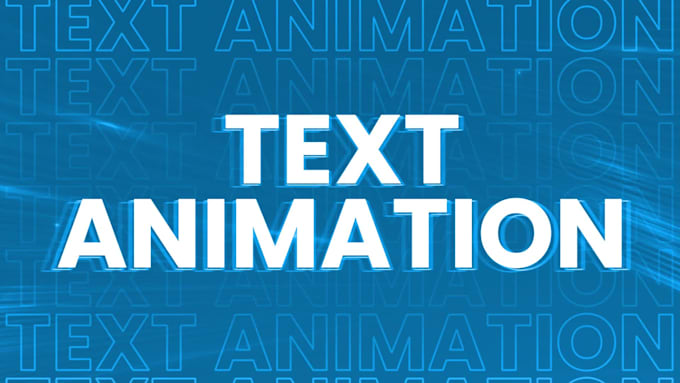 create text animation, kinetic typography with motion graphics