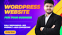 build design redesign wordpress website, website development or business website
