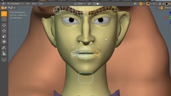 Sml Rig Model Rig 3d models in blender for games and animations by Rafsun_ahmed | Fiverr