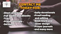 write your christian book, devotional, or sermon as a professional ghostwriter