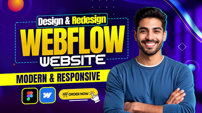 design, develop webflow website, landing page, or figma to webflow