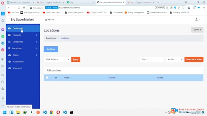 develop react website and ecommerce website with cms