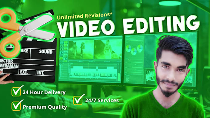 edit video for social media, youtube and brand