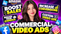 create commercial video ads or explainer videos for business