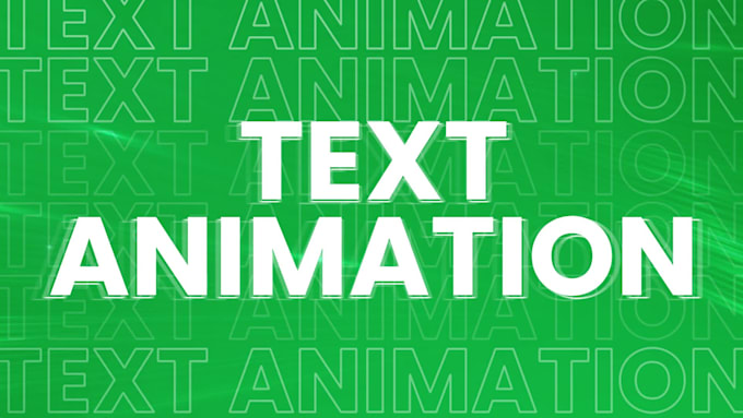 create text animation, kinetic typography with motion graphics