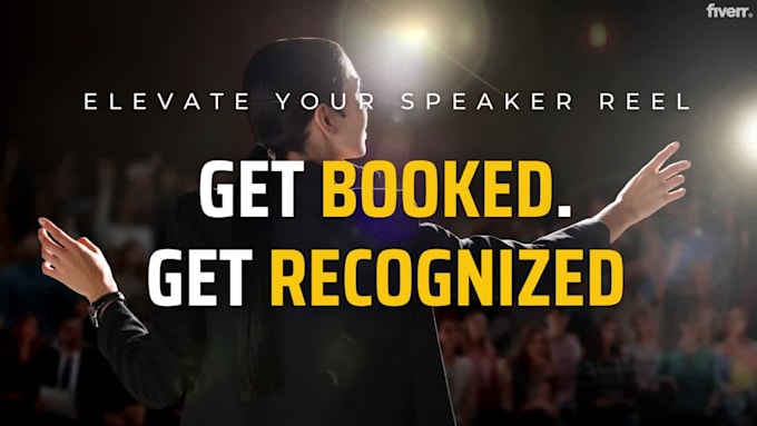 edit your speaker reel, showreel, sizzle demo reel, highlight video editing
