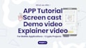 screencast a how to app tutorial video with voiceover