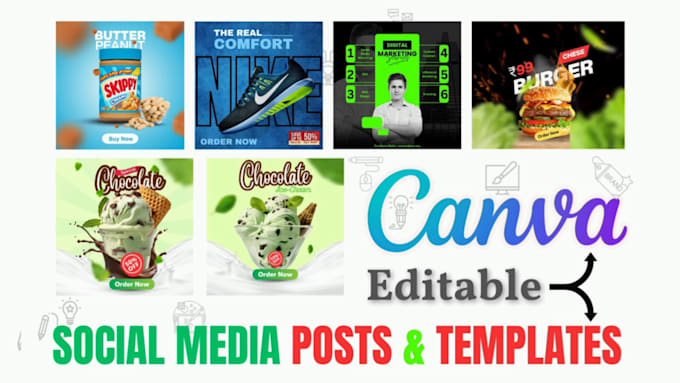 Design eye catching social media posts and canva templates by Nobir ...