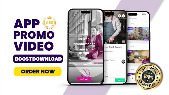 create eye catching app promo videos for ios and android with animation