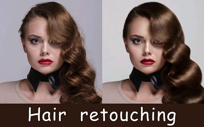 retouch hair and hairdo