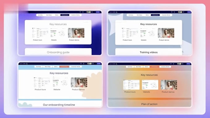 create saas explainer, software demo, onboarding walkthrough with spokesperson
