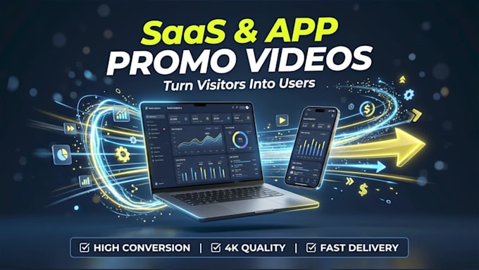 create engaging saas promo video, app demo and website hero video