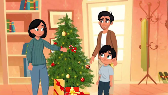 make professional 2d cartoon animation video
