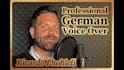 record a professional and clear german male voice over