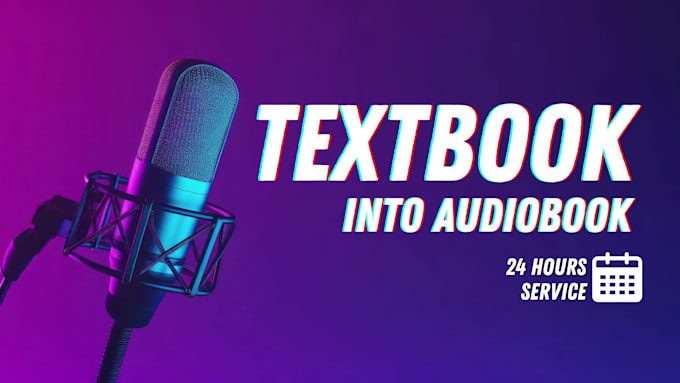 professionally narrate your textbook into an audiobook
