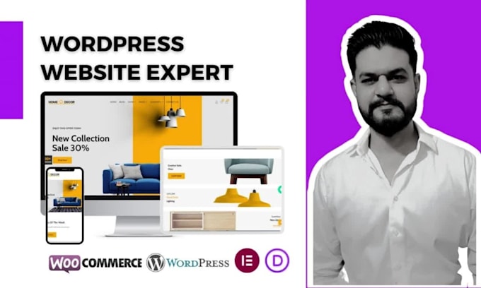 design, redesign or revamp wordpress website development with elementor pro