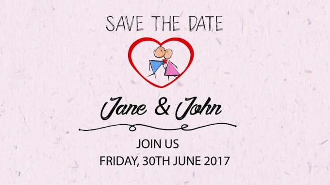 do save the date video for you